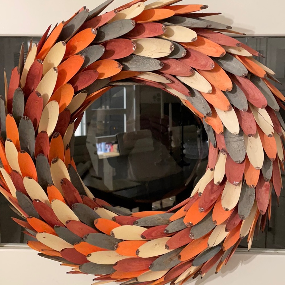 Think Fall! Thanksgiving Wreath